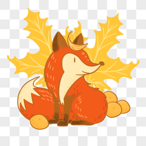 秋天的狐狸狐狸图片高清图片素材