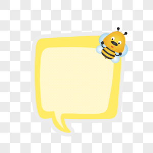 蜜蜂边框图片