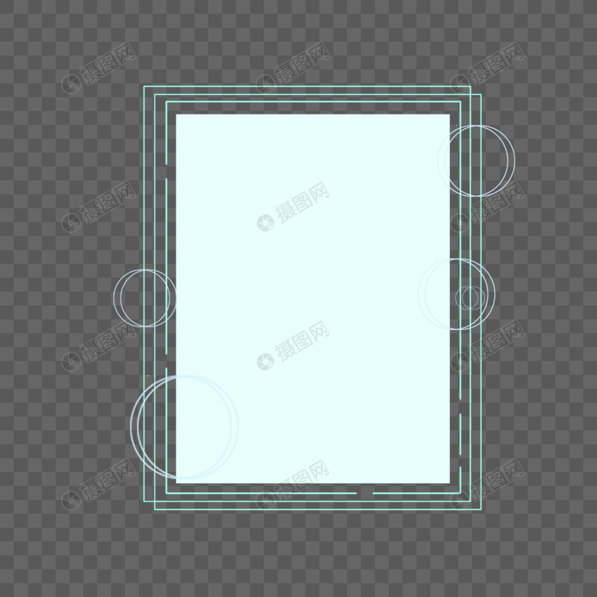 方形几何边框图片