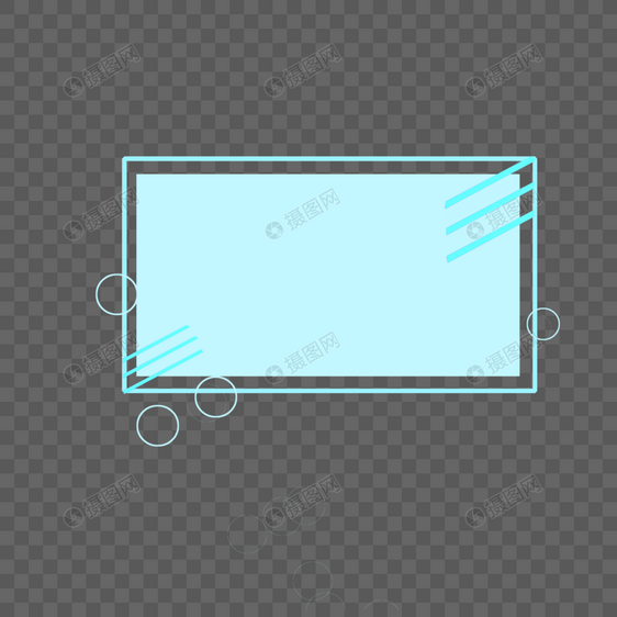 方形几何边框图片