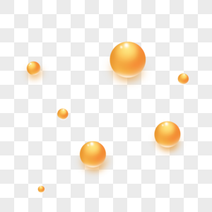 黄色球体圆形黄色几何高清图片