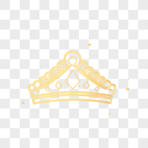 立体金色公主王冠图片
