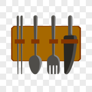 厨具筷子叉子高清图片