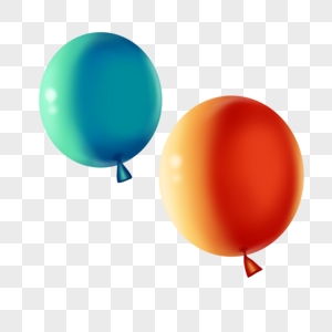 漂浮的圆气球图片