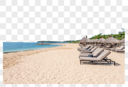印尼巴厘岛库塔海滩高清图片