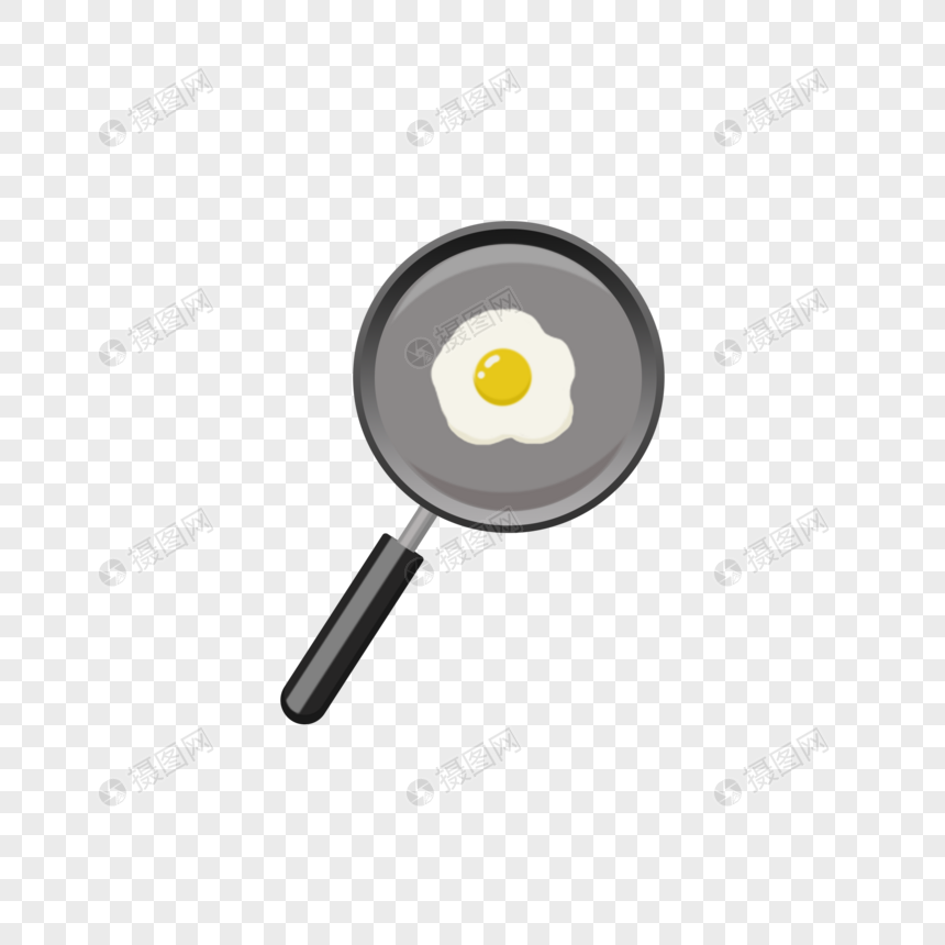 煎鸡蛋的平底锅图片