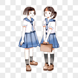 水手服女孩们图片