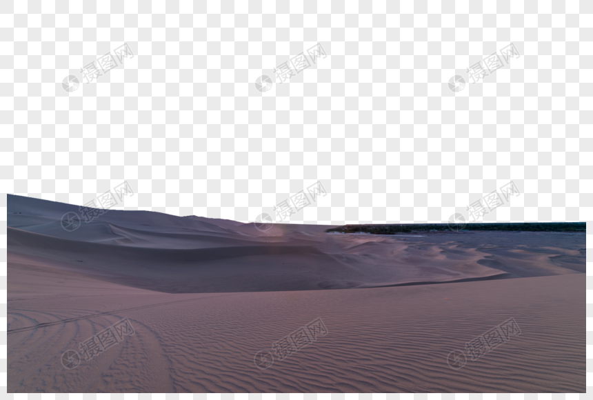 沙漠日落风光图片