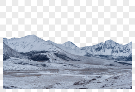 西藏雪山远景图片