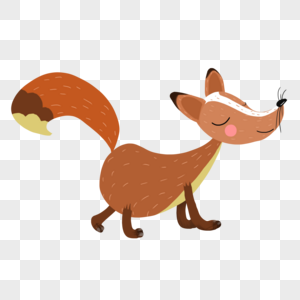 骄傲的小狐狸图片