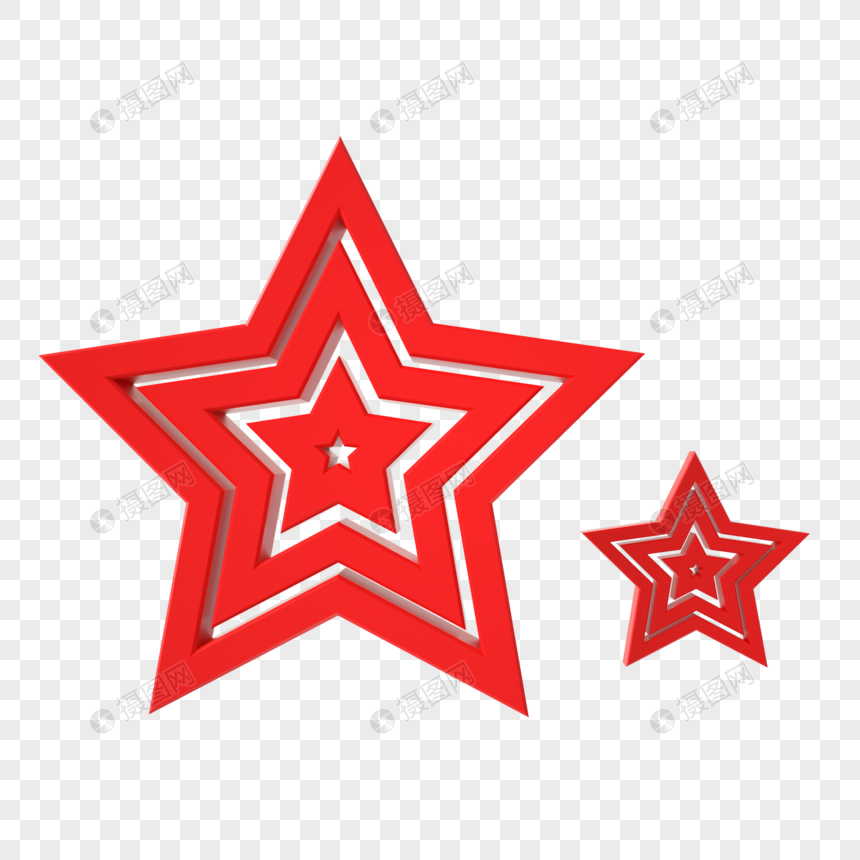 红色五角星