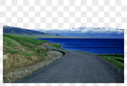 新疆赛里木湖公路图片