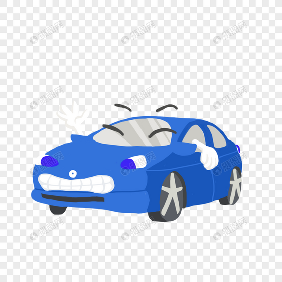 蓝色汽车图片