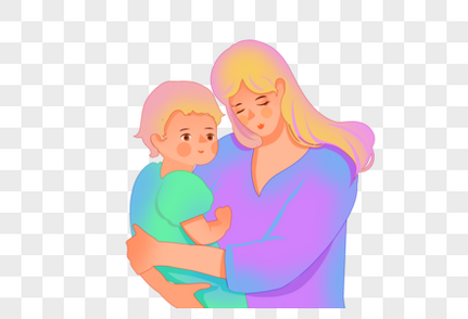 妈妈抱宝宝宝贝高清图片素材