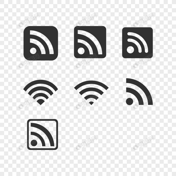 WiFi图标信号图标app图标网站图标图片