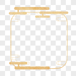 复古古风古典祥云边框高清图片