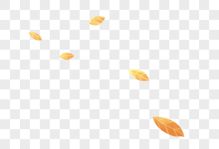 秋游的落叶秋季元素高清图片