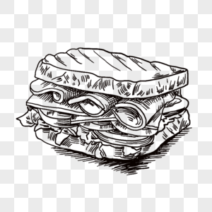 汉堡包三明治高清图片