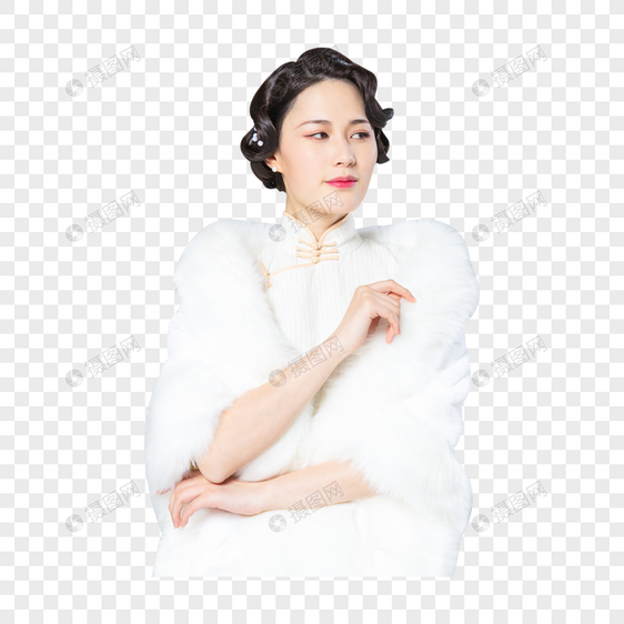 旗袍女性外套图片