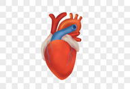 心脏日手绘卡通心脏元素图片