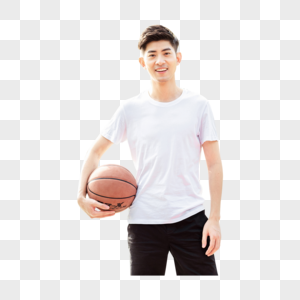 青年男性篮球场运动图片
