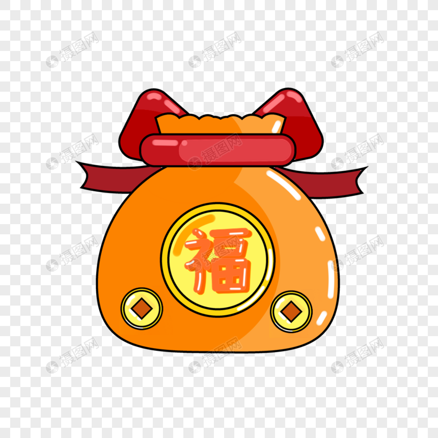 新年金色卡通福袋