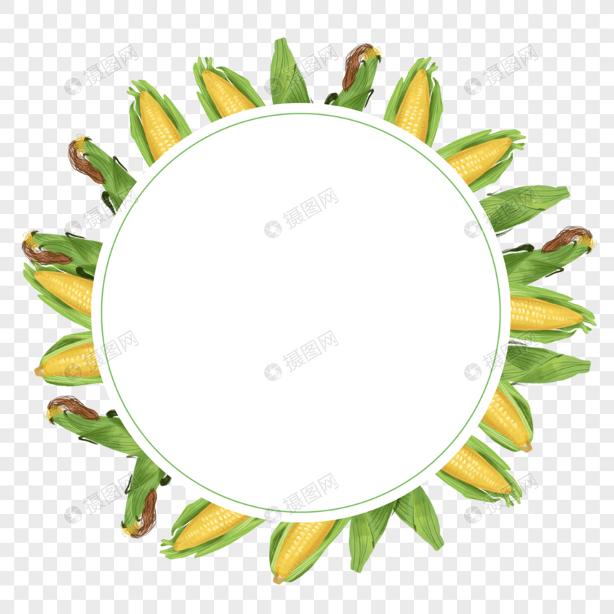 玉米边框图片