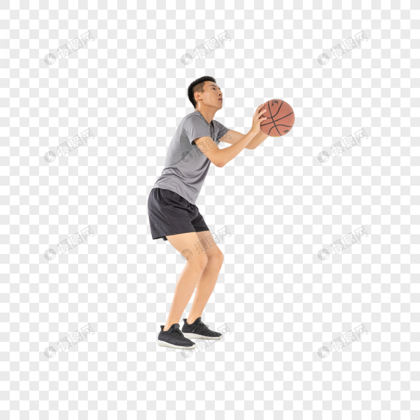 篮球运动员投篮动作