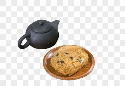肉松小贝和茶壶图片