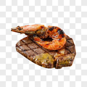 牛肉大虾西餐图片