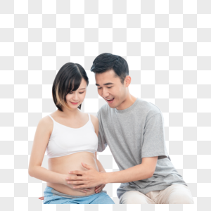 孕妇夫妻图片