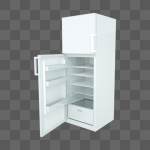冰箱美的冰箱高清图片