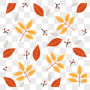 秋天叶子元素底纹图片