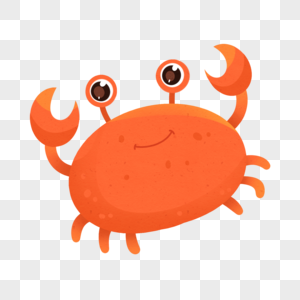 卡通螃蟹动物日螃蟹高清图片