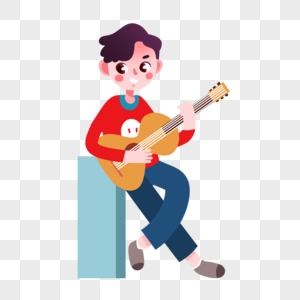 弹吉他男孩弹吉他的男孩高清图片