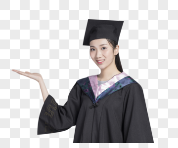 毕业的女大学生图片