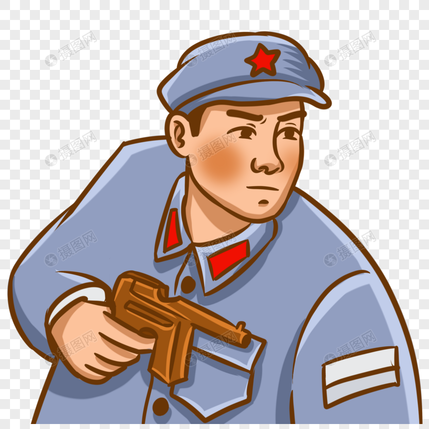 抗战胜利日红军图片