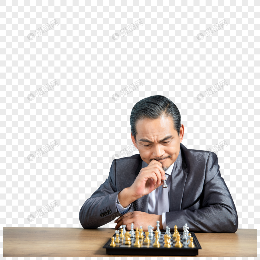 商务男士下棋图片