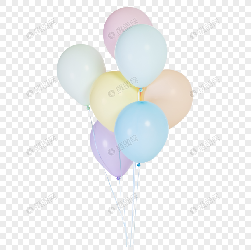 五彩气球图片