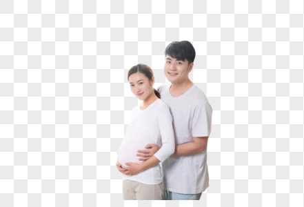 夫妻孕妇呵护图片