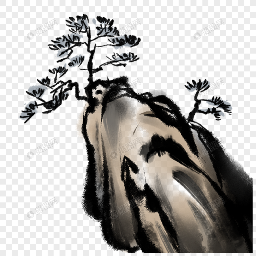 国画山