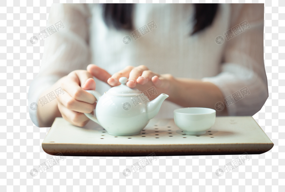 美女泡茶茶文化图片
