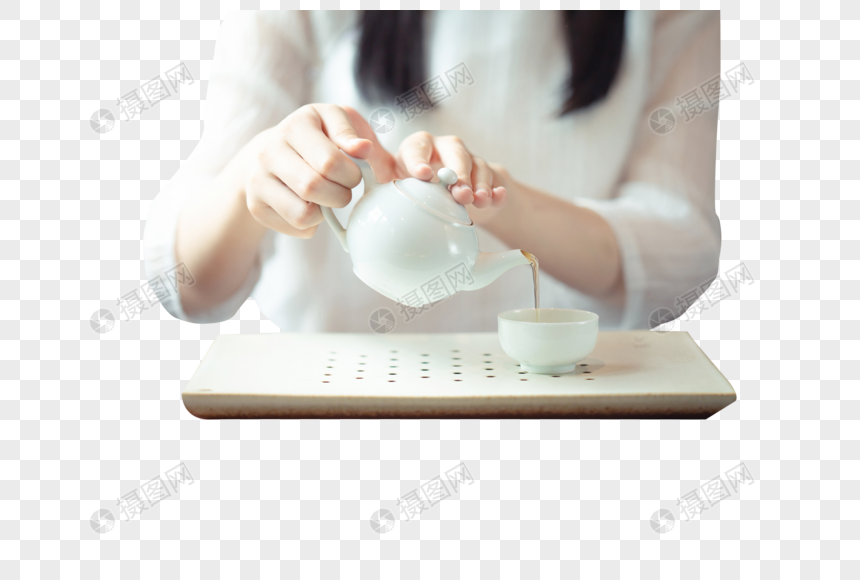 美女倒茶茶艺茶道茶文化图片