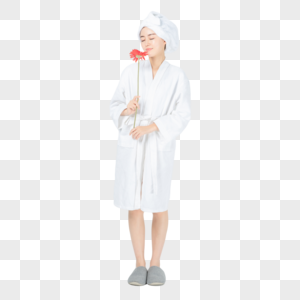 浴巾女性形象图片