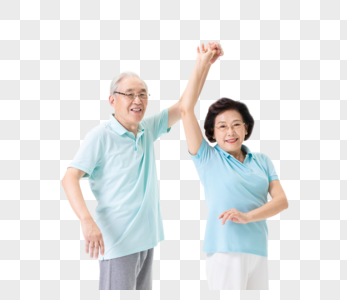 老年夫妇跳舞图片