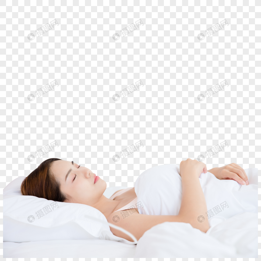 美女居家睡眠图片