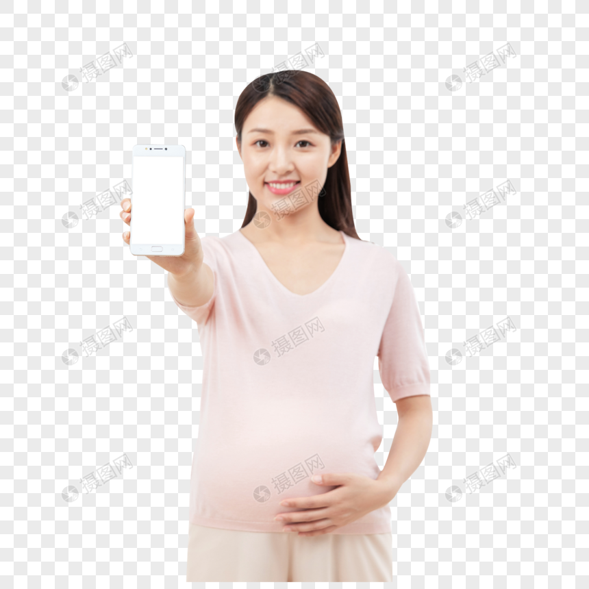 孕妇手机图片