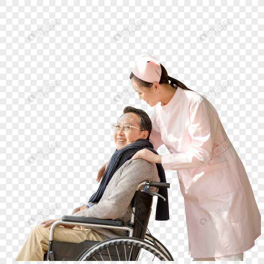 护士照顾病人图片