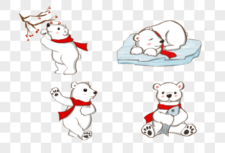 北极熊合集图片