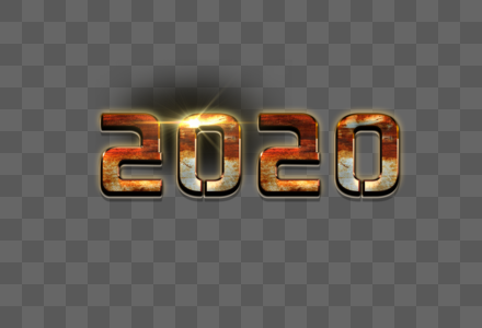 2020科技大片生锈金属质感图片